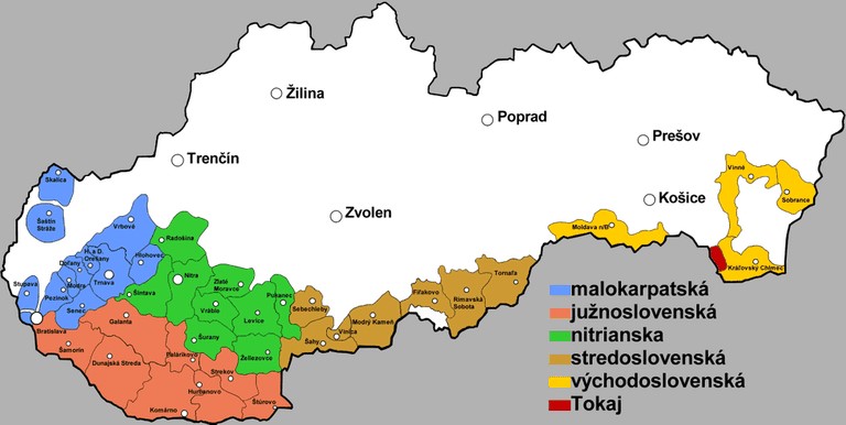 Slovakijos vyno regionai